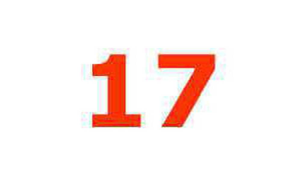 Značenje 17 u numerologiji.