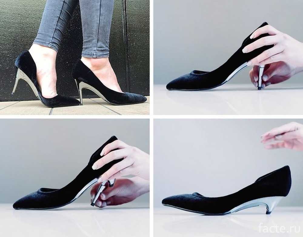 Складные каблуки для автоледи. Босоножки со сменными каблуками. Сломался каблук. Туфли со съемным каблуком. Туфли с убирающимся каблуком.